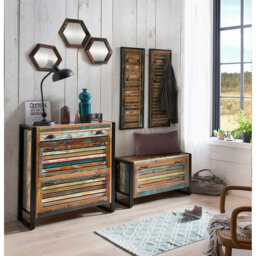 Kimbell Solid Wood Wall 3 - Hook Wall Mounted Coat Rack
