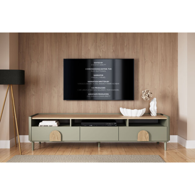 "Sadeen Unfinished TV Stand for TVs up to 77"""