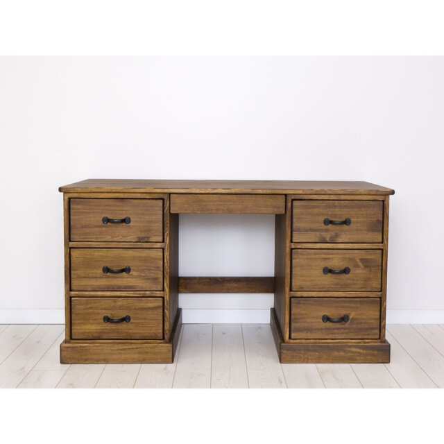 Broussard Solid Wood Executive Desk