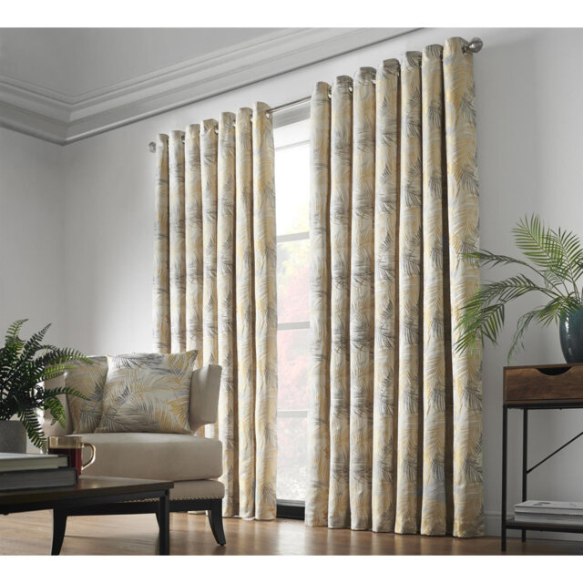 Porphyrion Fiji Room Darkening Eyelet Curtains