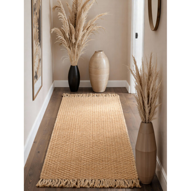 Hanse Home Fjord - Jute Rug, Natural Rug for Living room, Bedroom, Diningroom