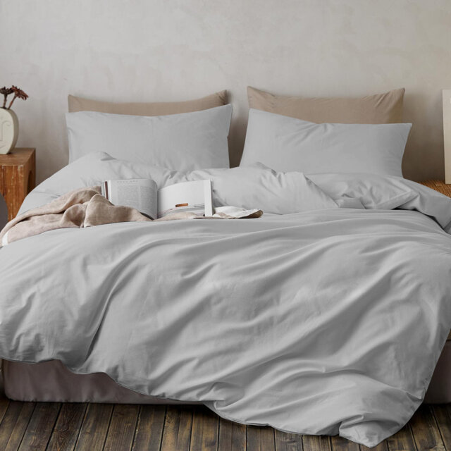 My Home Store Fridi Microfiber Reversible Duvet Cover Set