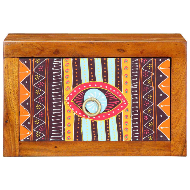 35cm W Solid Wood Bedside Table
