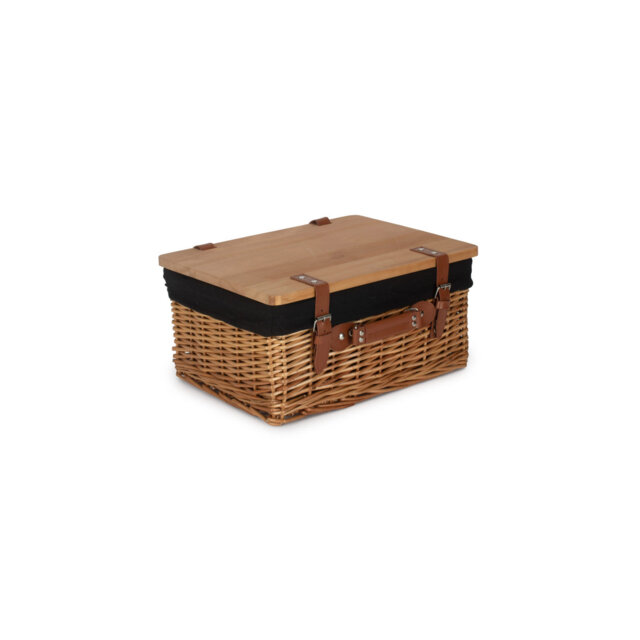 Wicker Gift or Storage Hamper with Lining