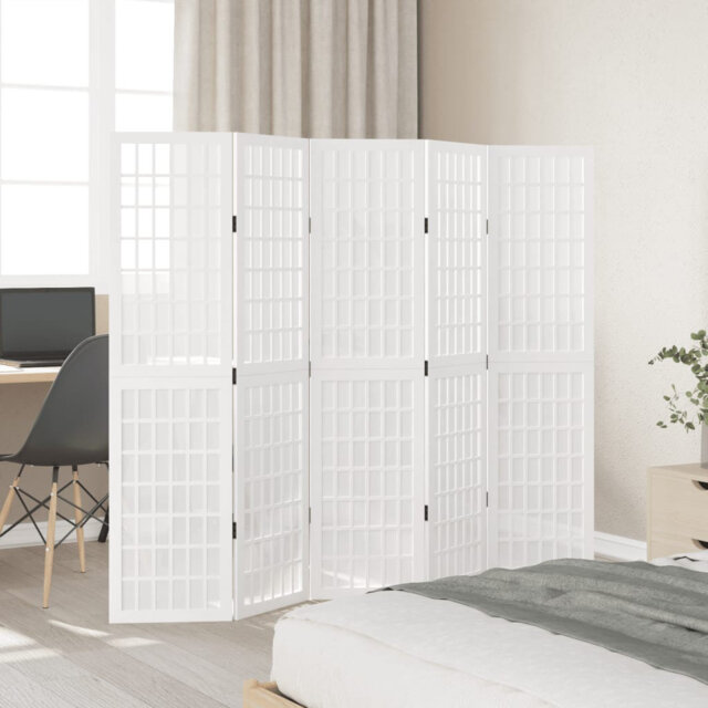 175cm W 5 - Panel Folding Room Divider