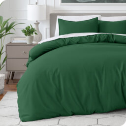 Microfiber No Pattern Duvet Cover Set