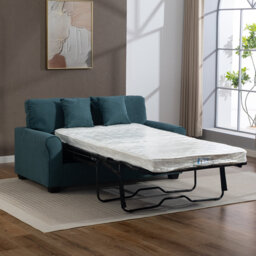 Lewiston 162cm Wide 3 Seat Grey Fabric Sofabed