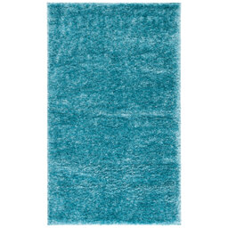 Vahrij Looped/Hooked Turquoise Rug