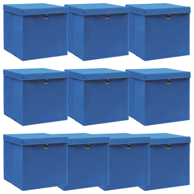 Storage Boxes with Lids Fabric