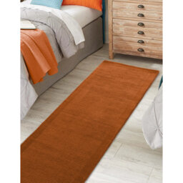 Ned Hand Tufted Wool Terracotta Rug