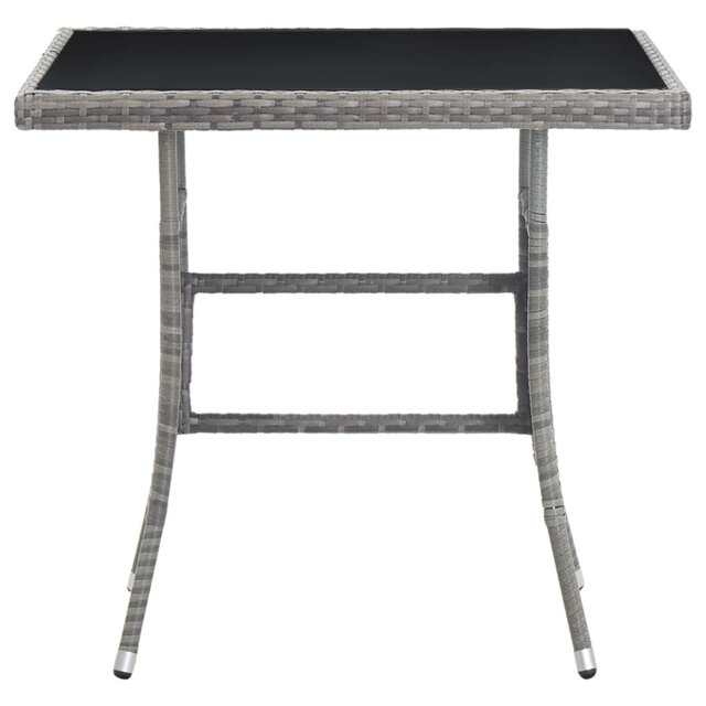 Garden Table 80X80x74 Cm Poly Rattan