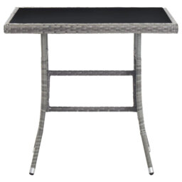 Garden Table 80X80x74 Cm Poly Rattan