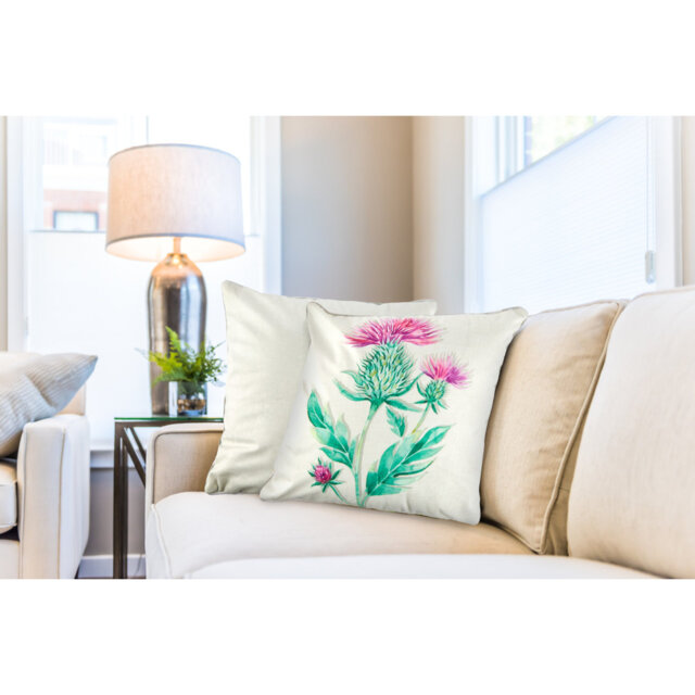 Watercolour Animals Velvet Cushion Cover