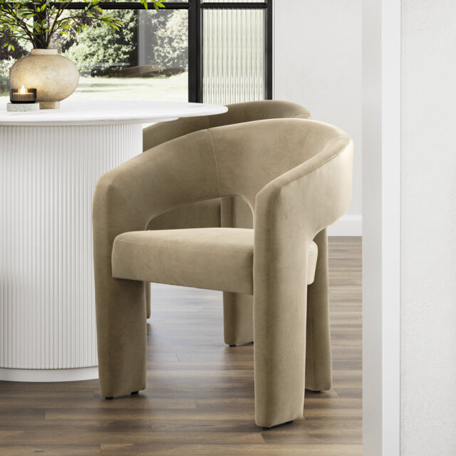 ALBA VELVET DINING CHAIR