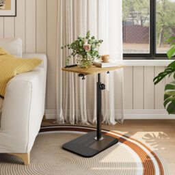 Tray Top Pedestal End Table