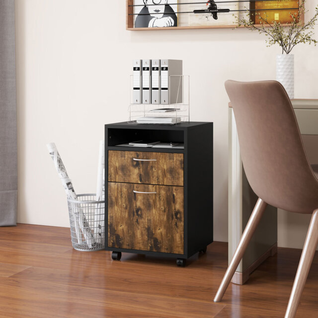 Alliette 1 Drawer Filing Cabinet