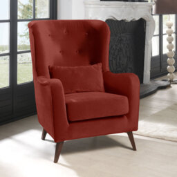 Noah Upholstered Wingback Chair
