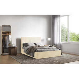 Malmo Kailua Upholstered Bed Frame - Plush Velvet with Headboard and Sprung Slats