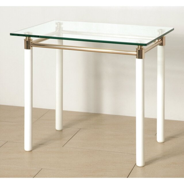 Boothe Glass Top End Table