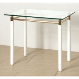 Boothe Glass Top End Table