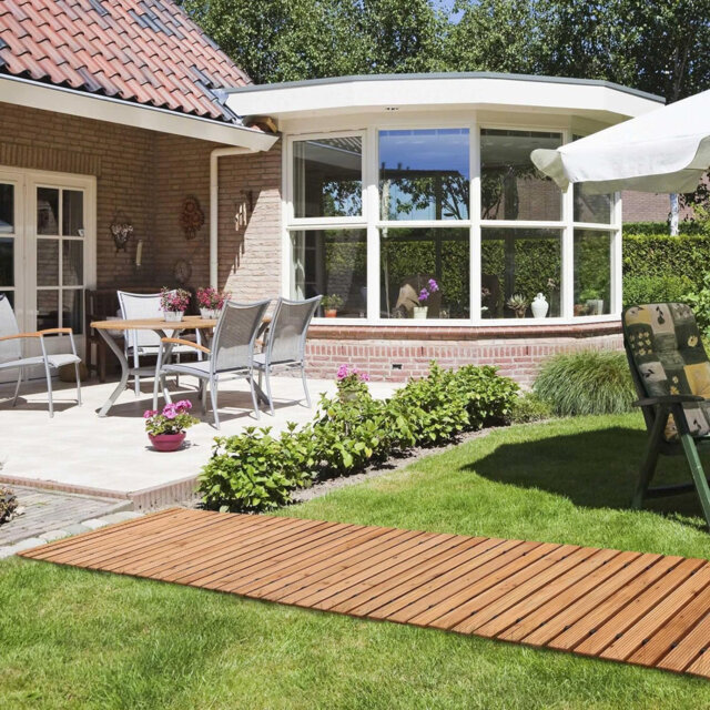 Manufactured Wood Pathway