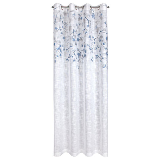 Roodhouse 100% Polyester Semi Sheer Curtain Single Panel