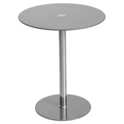 Aaden Glass Top End Table
