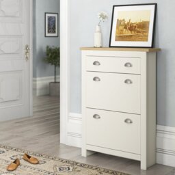 Renningers 12 Pair Shoe Storage Cabinet