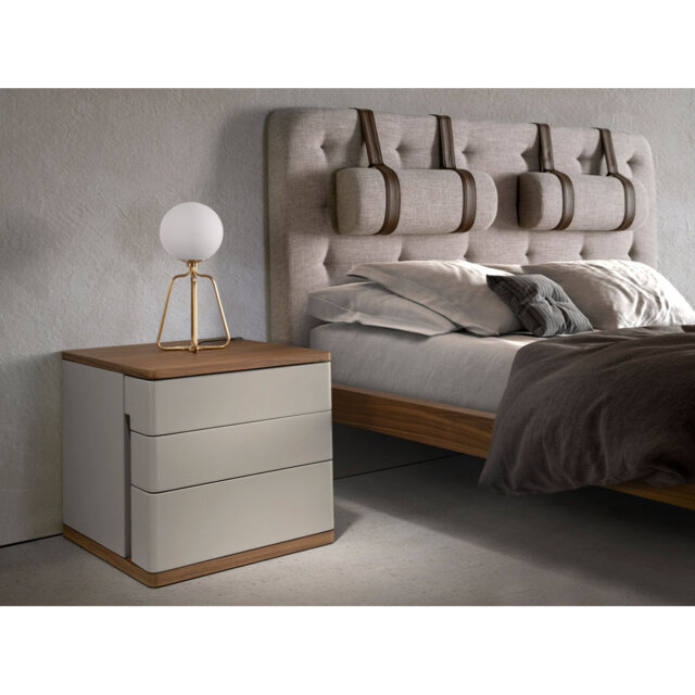46 cm W Bedside Table