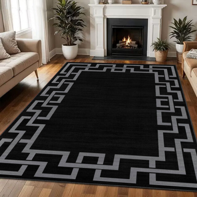 Luxury Printed Area Rugs Soft & Durable Material Soft Touch