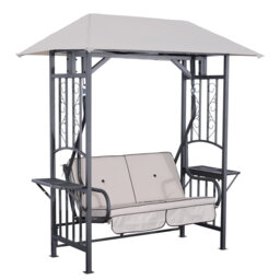 2 Seater Garden Swing Seat with Stand