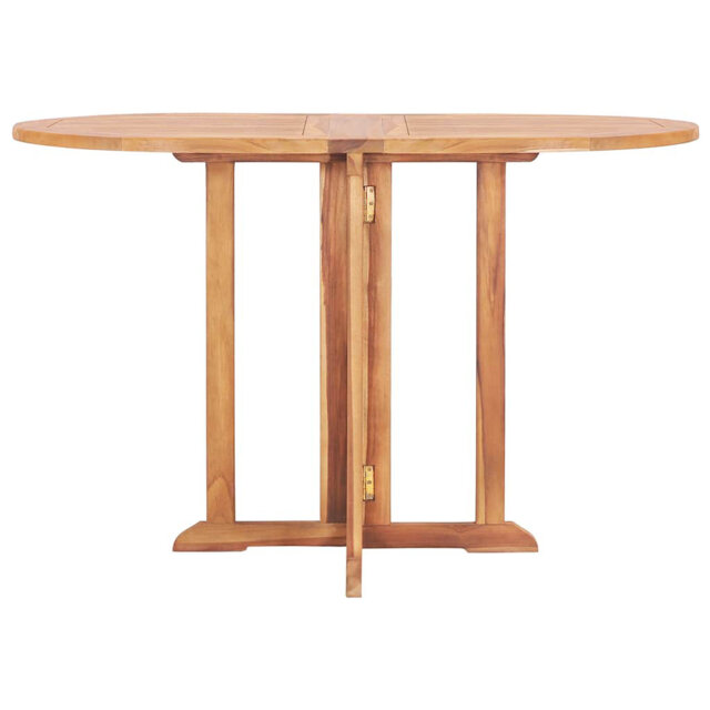 Haytug Oval Teak Folding Outdoor Dining Table , cm W cm D