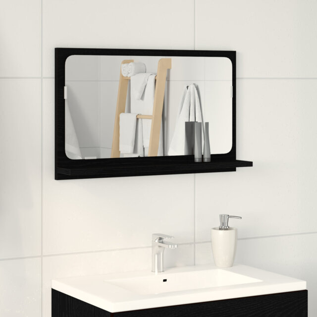 Bathroom Mirror Old Wood Wood 90 X 10.5 X 37 Cm Mirror