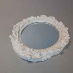 Oval Framed Wall Mounted Accent Mirror
