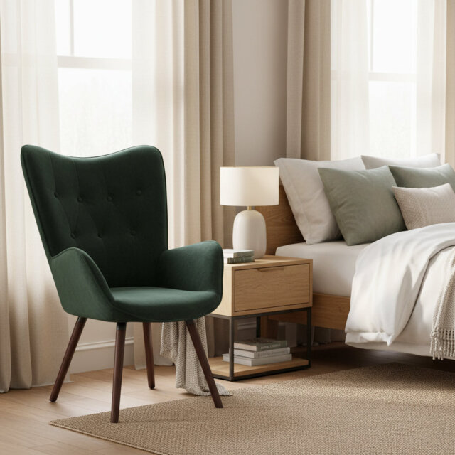 Garmon Velvet Armchair