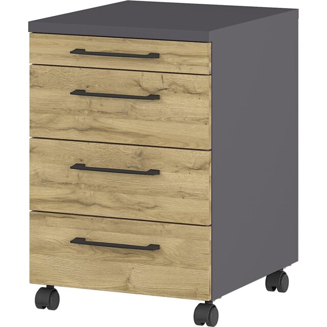 Chien 41.3cm Wide 4 -Drawer Mobile File Cabinet