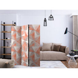 Gonzella 135 cm W x 172 cm H 3 - Panel Solid Wood Folding Room Divider