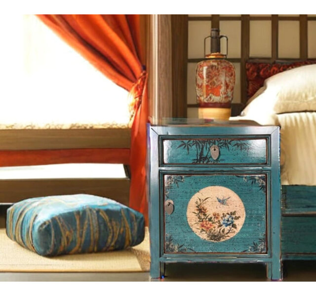 Alphonzo 45cm W Solid Wood Bedside Table