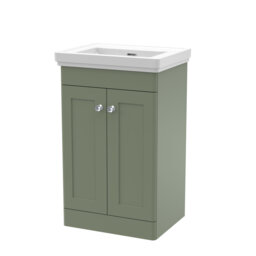 Classique 531mm Free-standing Single Bathroom Vanity with Vitreous China Vanity Top
