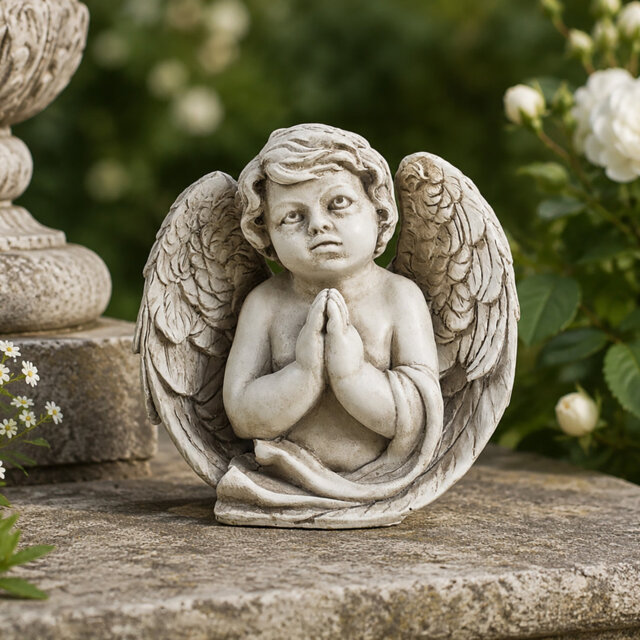 Angels & Cherubs Weather Resistant Plastic Garden Statue