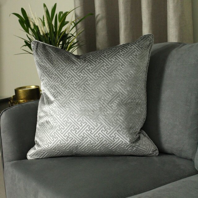 Puteaux Geometric Square Cushion