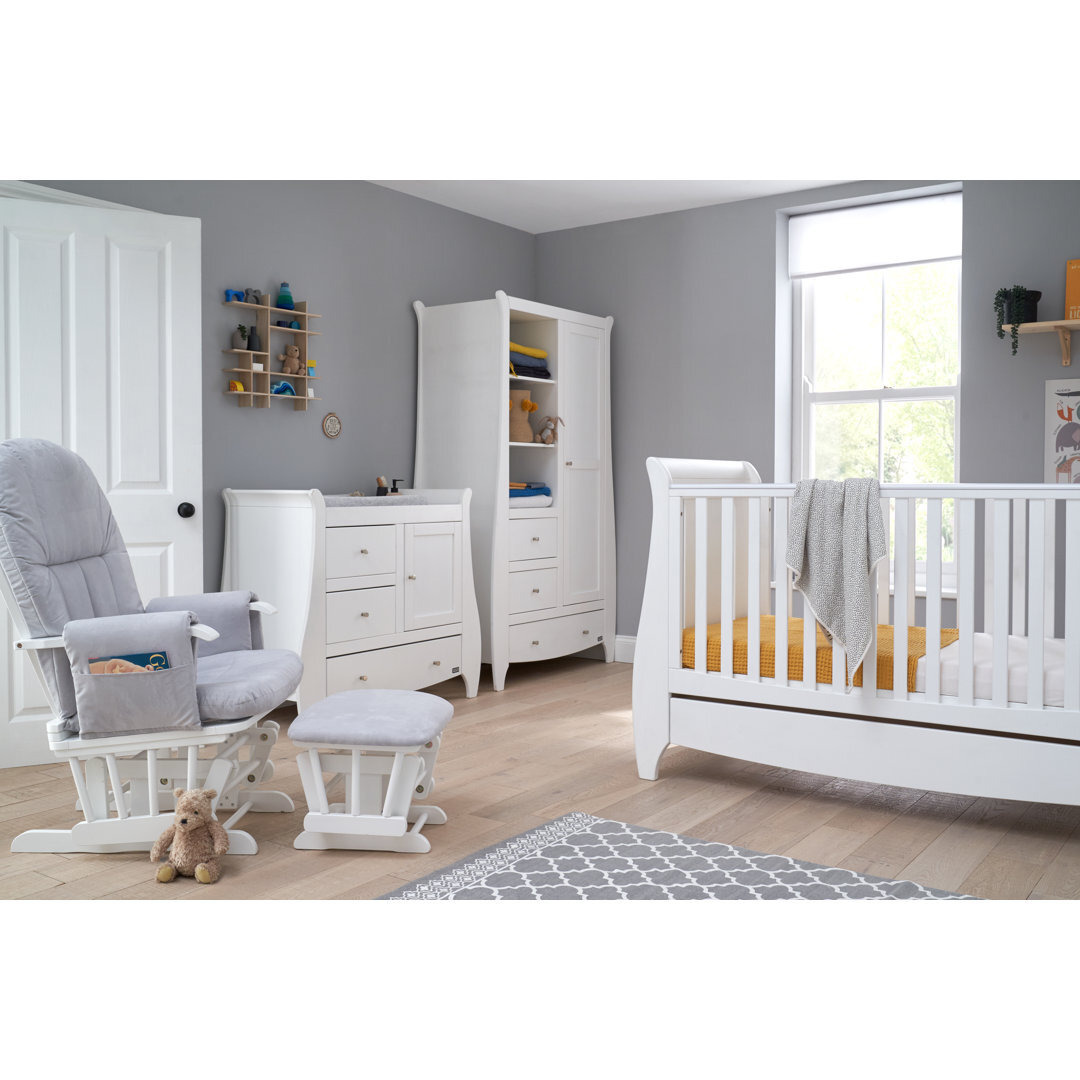 Lucas Cot Bed 5-Piece Nursery Furniture Set