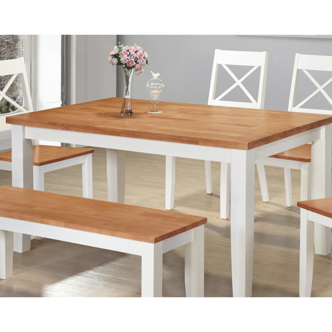 Irvine Dining Set with 4 Chairs and one Bench