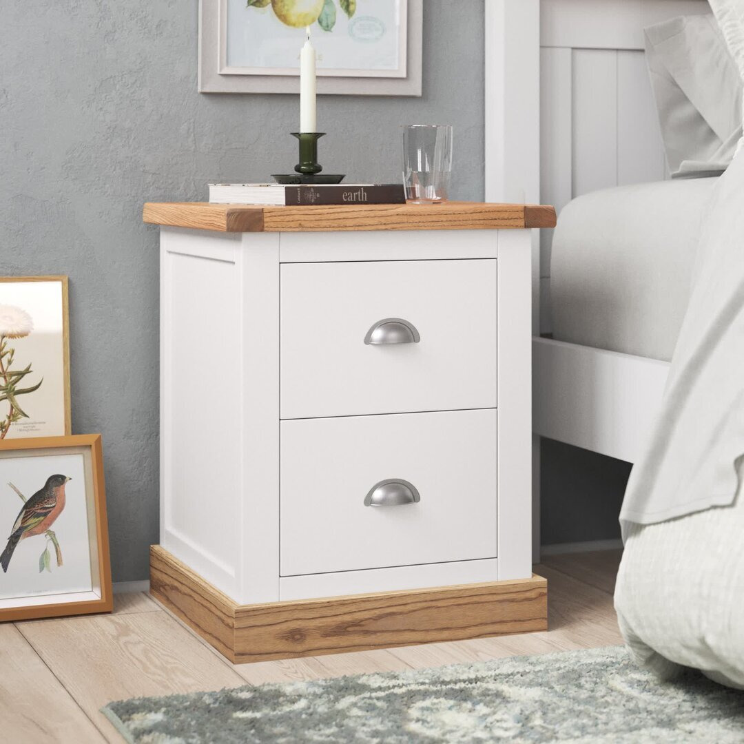Horacia 2 Drawer Bedside Table