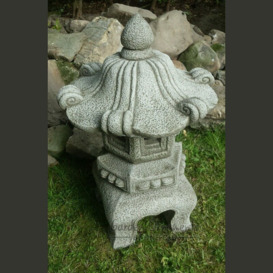 Lazuli Japanese Pagoda Lantern Stone Garden Statue