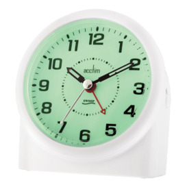 Central SmartliteÂ® Sweep Alarm Clock in White