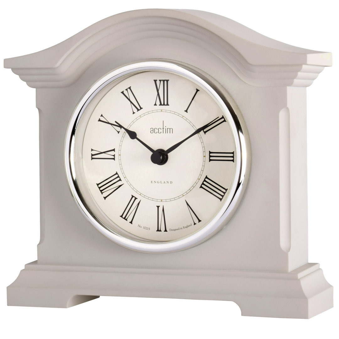 Cliffburn Table Clock in Taupe
