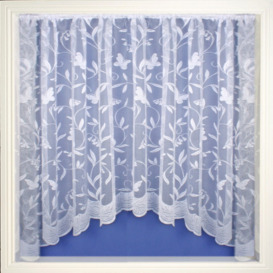 Arelious Slot Top Semi Sheer Curtain