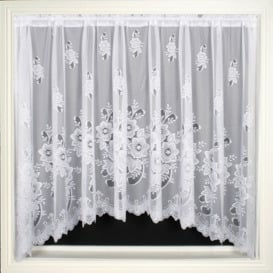 Grantfork Slot Top Semi Sheer Curtain