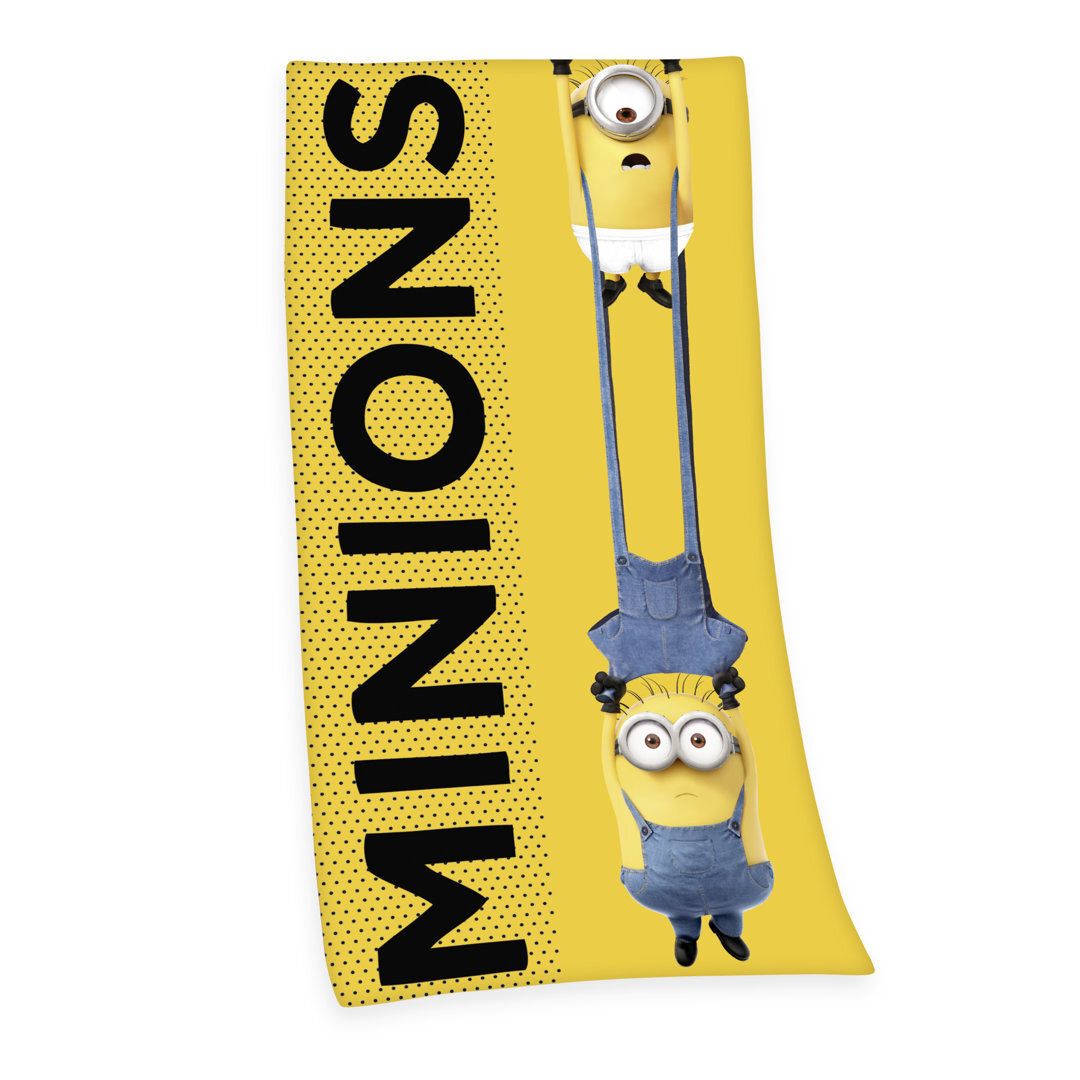 Velour Minions 2 Chemical-free and Sustainable Quick Dry Bath Towel Single Piece